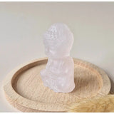 Rozenkwarts Buddha beeldje, 5 cm, Moonlight Gemstones