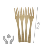 Cook Concept Bamboe Vorken - 16 Stuks - 15 cm by green-goose