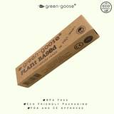 green-goose Plant Based Toothbrush Heads for Philips Sonicare, adult size, brown cardboard packaging