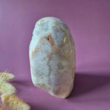XL pink amethyst drusy geode, freeform crystal from Moonlight Gemstones, 939g