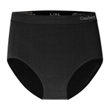 Gaubert Naadloze Bamboe High Waist Slips in zwart, 2 stuks