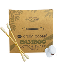 green-goose Bamboe Wattenstaafjes | 4x100 Stuks