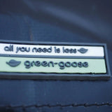 Rugtas Silnice backpack by green-goose in blue with logo patch