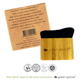 green-goose Bamboe Foundation Kwast bamboo makeup brush with black bristles