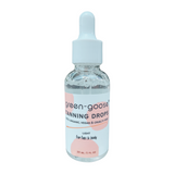 green-goose Organic Tanning Drops, 30 ml, blue glass bottle with dropper
