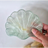 Edelsteen-schaal schelpvorm van groene fluoriet, Moonlight Gemstones