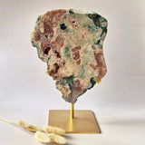 Roze amethist schijf op standaard, XXL 4,02 kg, uit Brazilië, Moonlight Gemstones