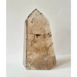 Moonlight Gemstones Lichte rookkwarts toren met diepe insluitsels, 600 g