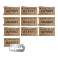 green-goose Scheermesjes | 10x10 Stuks