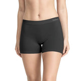 Gaubert naadloze dames bamboe boxershorts, zwart, 2-pack