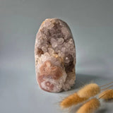 XXL pink amethyst druzy geode freeform crystal, Moonlight Gemstones