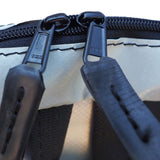 green-goose Rugtas Silnice black backpack zipper detail with dual pulls