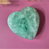 Edelsteen Groene Fluoriet Hart Moonlight Gemstones