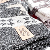 green-goose Alpaca Damessokken - 2 Paar - Bruin