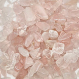 Edelsteen Rozenkwarts Chips 0,5–1,5 cm roze trommelstenen, 100 g
