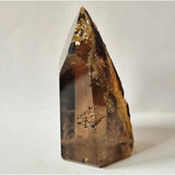 Rookkwarts Toren, 326 g, hoge kwaliteit met diepe insluitingen — Moonlight Gemstones