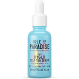Isle of Paradise Hyglo Face Serum bottle, blue 30 ml with dropper