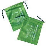 Green-goose reusable rPET bread bags, 2-pack, green, 25x20 cm