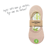 Bamboe Dames Footies 5-pack pink-beige bamboo socks from green-goose, size 36-42