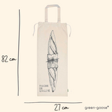 green-goose Katoenen Broodzak XXL creme with handles