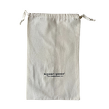 green-goose Bio Katoenen Broodzak, natural cotton bread bag with drawstrings