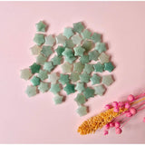 Groene Aventurijn mini ster beads, 1.5 cm, crystal confetti stars by Moonlight Gemstones