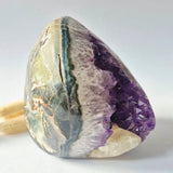 Amethist en Calciet Geode Freeform 2600g Moonlight Gemstones