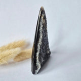 Druzy Grijze Agaat Diamant Staande Edelsteen Kristal - 98g
