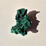 Velvet malachite cat-eye raw cluster, green mineral stone, 100g by Moonlight Gemstones