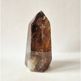 Rookkwarts Toren van Moonlight Gemstones, 330 g, hoge kwaliteit met diepe insluitingen