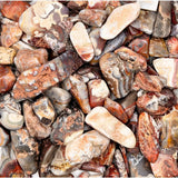 Moonlight Gemstones Edelstein Crazy Mexican Agate Trommelsteine, polished multicolor agate tumbled stones 1–3 cm