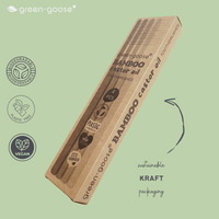 green-goose Bamboe Castorolie Tandenborstels - 4 Stuks - 100% Afbreekbaar