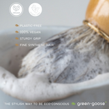 Green-goose Houten Scheerkwast wooden shaving brush with fine synthetic hair