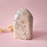XXL pink amethyst druzy geode freeform sculpture, 3425 g