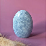 Edelsteen Celestien Freeform – zachtblauwe ruwe kristallen steen, Moonlight Gemstones