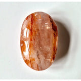 Kristal Vuurkwarts palmsteen by Moonlight Gemstones, orange-brown quartz stress-relief gift