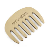 Kansa Comb - 100% pure Kansa metaal voor hoofdhuidmassage en haarvitaliteit