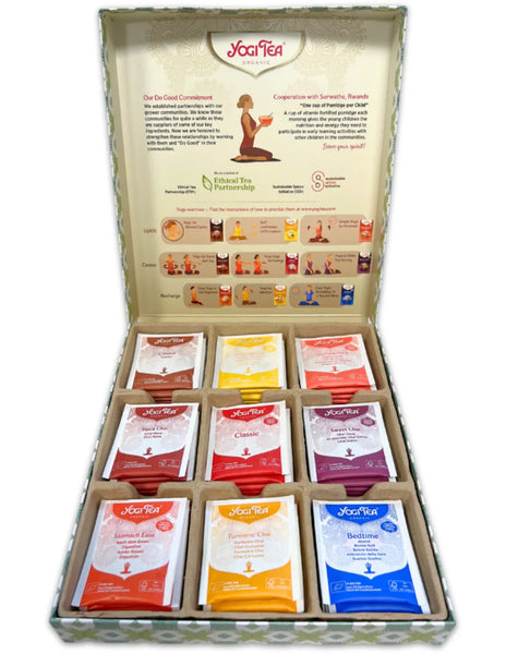 Yogi Tea Yoga Selection gift Box Bio 2023 - cadeaudoos met 45 theezakjes