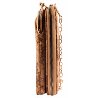 green-goose Cork Shoulder Bag Wallet | Autumn flowers