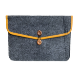 Vilt Laptophoes | 38x28 cm | Donker Grijs