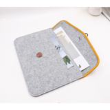 Vilt Tablethoes | 34x21 cm | Licht Grijs
