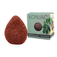 Konjac bad of gezichtsspons