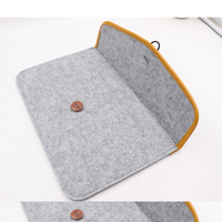 Vilt Laptophoes | 38x28 cm | Donker Grijs