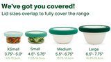 "Food Huggers®  Deksel " Gradual Green "