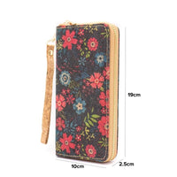 Kurk Dames Portemonnee | Flower & Leaf