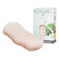 Konjac bad of gezichtsspons